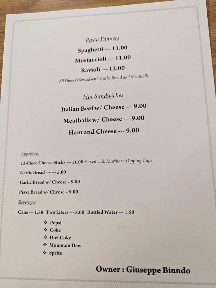 Joe's Pizzeria in Lincoln (not Springfield) Menu image 1